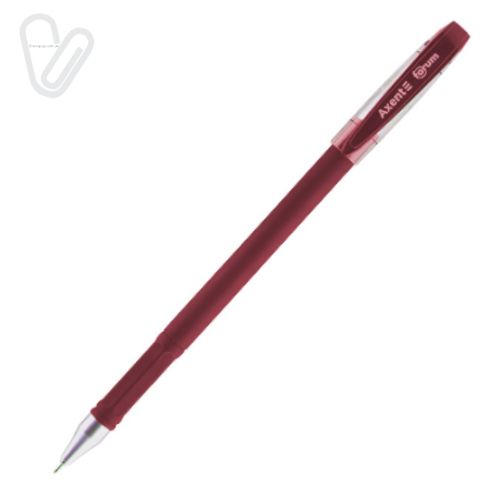 Ручка гелевая Axent Forum красная 0,5мм AG1006-06-A - Фото 1