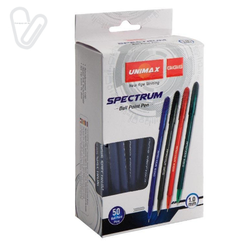 Ручка масляная Spectrum, синя UX-100-02 - Фото 3