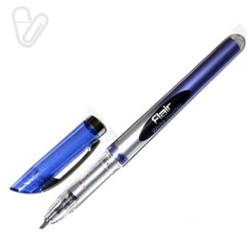Ручка гелева Flair Writometer gel синя 0,7мм 747A 1.5км - Фото 1