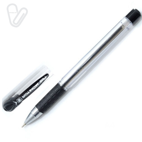 Ручка масляна Flair Monitor чорна 0,7мм 830 - Фото 1