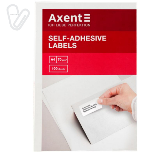 Наклейки паперові Axent (10) 105х58 (100арк/пак) Axent 2472-A - Фото 1