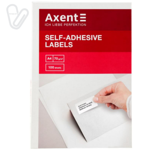 Наклейки паперові (4) 105х148,5 (100арк/пак) Axent 2461-A - Фото 1