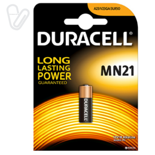 Батарейка Duracell алкал. 12V MN21  (1 шт) - Фото 1