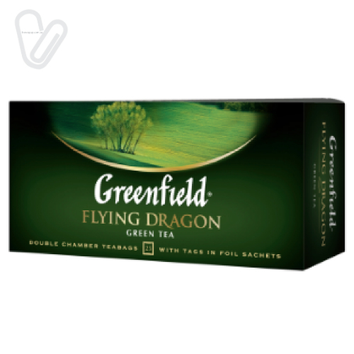 Чай Грінфілд зелений F. Dragon (25 пак./пак.) - Фото 1