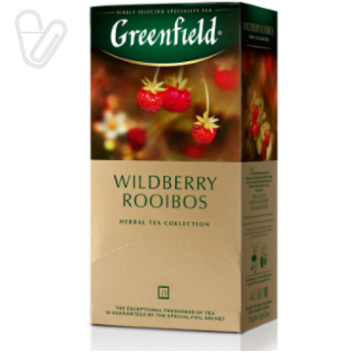 Чай Грінфілд Wildberry Rooibos (25 пак./пак.) - Фото 1