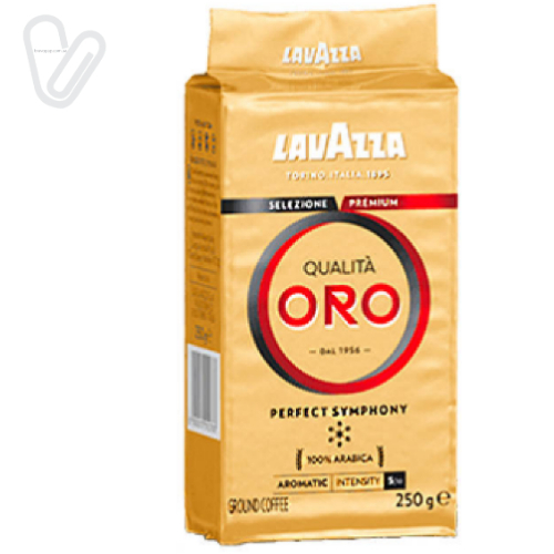 Кава мелена Lavazza Qualita Oro 250г вакуум - Фото 1