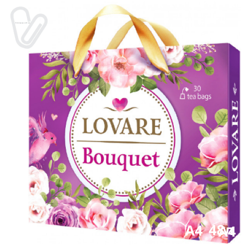 Чай Lovare BOUGUET 6 видів по 5 шт х 2г х 10 - Фото 1