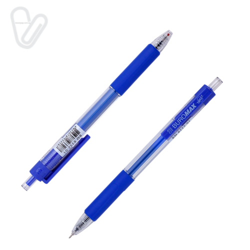 Ручка гелева автом., 0,5 мм синя - Фото 1