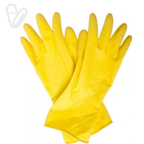 Перчатки хозяйственные,желтые S Buroclean 10200300 - Фото 2