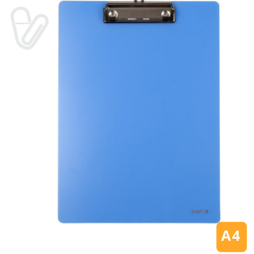 Планшет пластиковый А4 голубой Axent - Фото 1