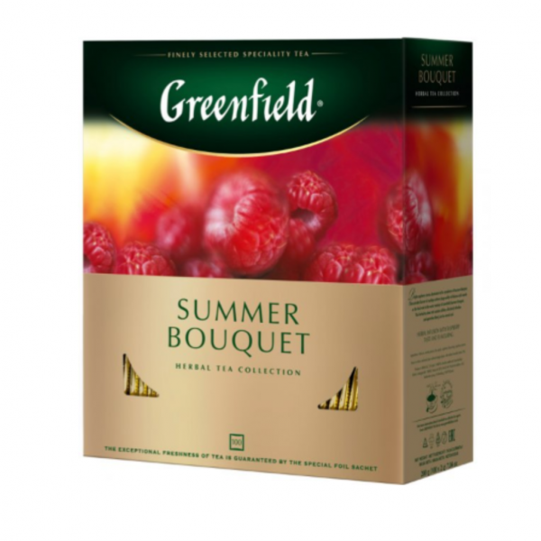 Чай Грінфілд Summer Bouquet (100 пак./пак.) - Фото 1