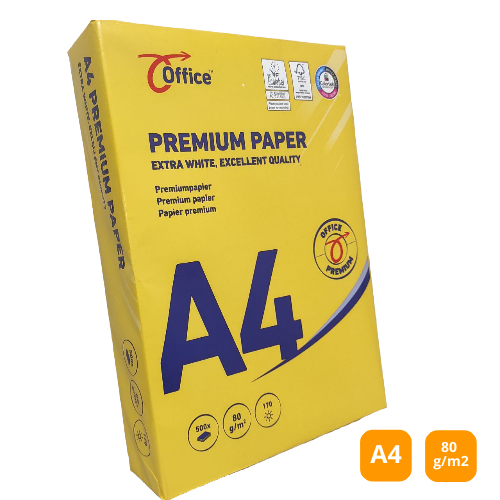 Папір А4 80 г/м2 500 л клас А, OFFICE PREMIUM - Фото 1