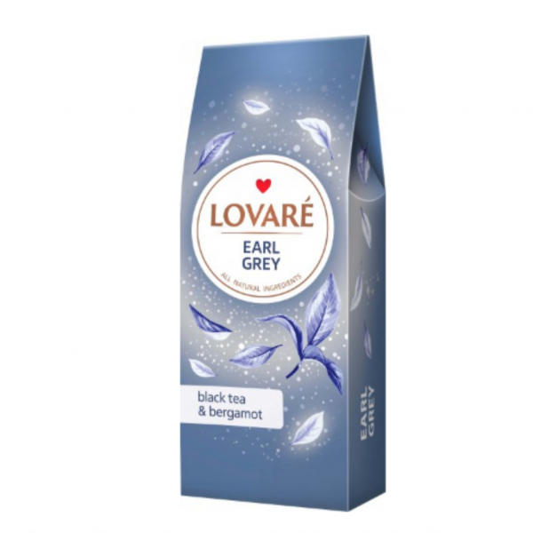 Чай чорний 80 гр Lovare EARL_GREY Бергамот - Фото 1