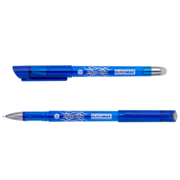 Ручка гелева Пиши-Стирай синя 0,5 мм, ERASE SLIM  - Фото 1