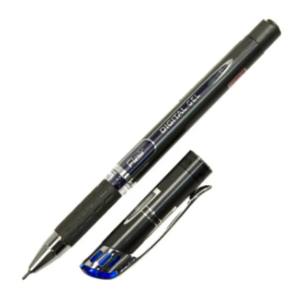 Ручка гелева синя 0,7мм Digital Gel 829, Flair - Фото 1