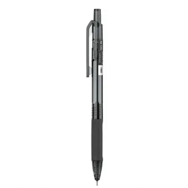 Ручка масляна автом. 0,7мм чорний EQ21-BK Deli - Фото 1