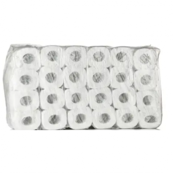 Папір туалетний білий 2-шаровий 15 м (48рул/уп) Papero - Фото 1