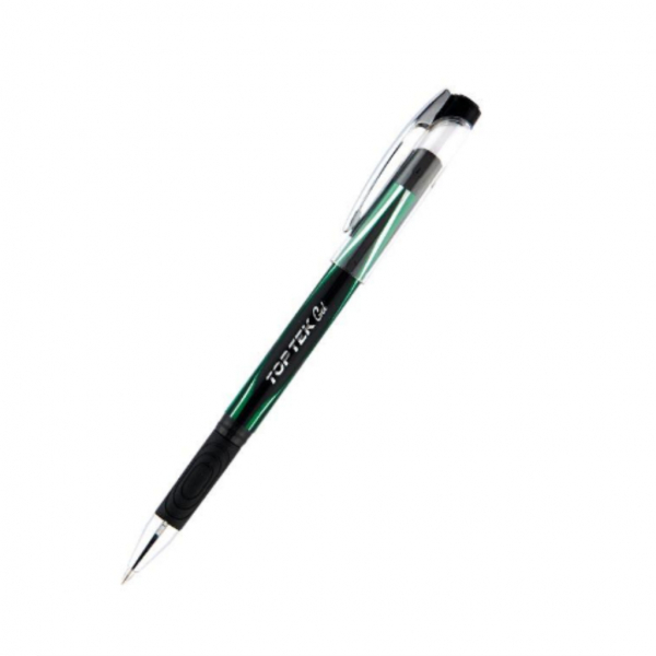 Ручка гелева зелена Top Tek Gel - Фото 1