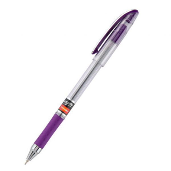 Ручка масляна 0,7 мм 2км Maxflow UNIMAX, фіолетова - Фото 1