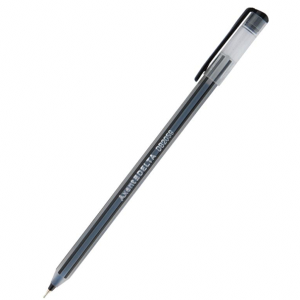 Ручка масляна DB 2059, чорна - Фото 1