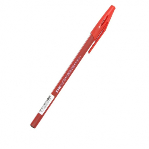 Ручка масляна 0,5 мм LINEA Buromax, червона - Фото 1
