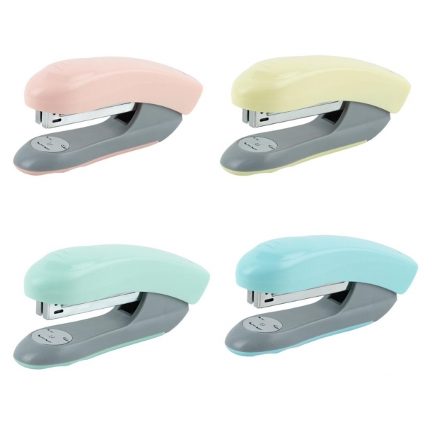 Степлер №24 Welle-2 пласт. 20арк. Pastelini - Фото 1