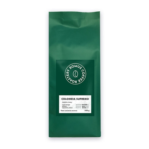 Кава мелена Romus Coffee Roastery Colombia Supremo 1 кг - Фото 1
