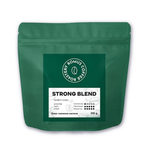 Кава мелена Romus Coffee Roastery Strong Blend 250 г - Фото 1