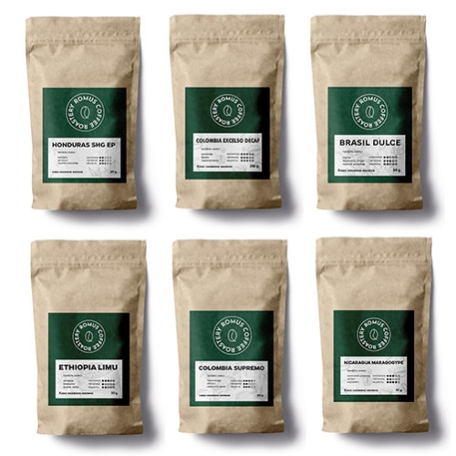 Кава мелена Romus Coffee Roastery Premium набір 6х50 г - Фото 1