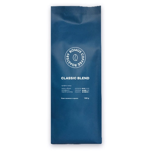 Кава в зернах Romus Coffee Roastery Classic Blend 1 кг - Фото 1