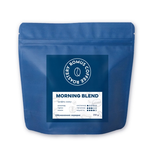 Кава в зернах Romus Coffee Roastery Morning Blend 250 г - Фото 1