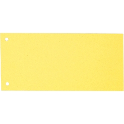 Разделитель картонный 105х230 желтый Donau (100 шт.)