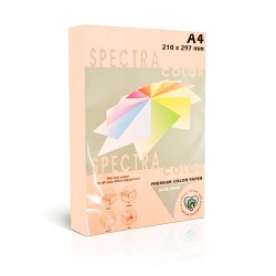 Бумага цветн. А4 160г/м2 паст. персиковый Spectra Color Peach 150 250л. - Фото 2