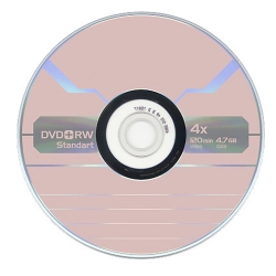 Диск DVD+RW 4.7Gb 4x slim