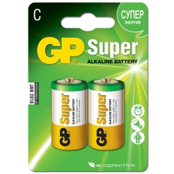 Батарейки GP Super LR14 (2шт/уп)