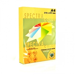 Папір кольор. А4 75г/м2 неон жовтий  Spectra Color Yellow 363 500арк.