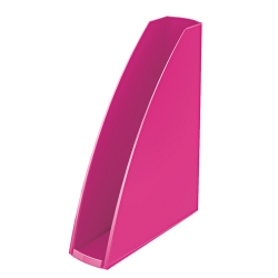 Лоток вертикальний пласт. Leitz WOW, рожевий металік - Фото 4