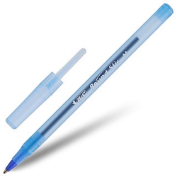 Ручка масляна BIC Round Stic синя 1мм - Фото 4
