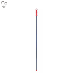 Рукоятка металева червона screw 21х130 см PRO Standard для мопів мотузкових