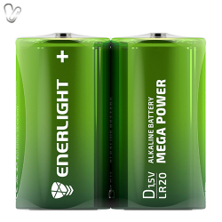 Батарейки Enerlight Mega Power D, LR20 (2 шт.) - Фото 2