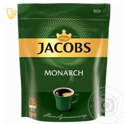 Кава розчинна Якобз Монарх м`яка упак. 90г - Фото 2