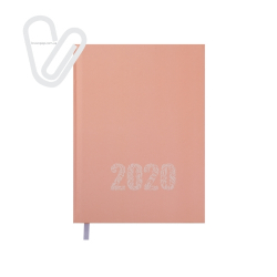 /Щоденник дат. 2020 CRAYON, A5, 336 стор., персиковий