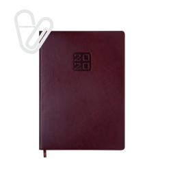 /Щоденник дат. 2020 BRAVO(Soft), A4, 336 стор., коричневий