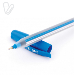 Ручка масляна  Economix Line синя 0.7мм - Фото 5
