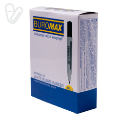 Маркер д/дошки Buromax чорний 2-4мм ВМ.8800-01 - Фото 5