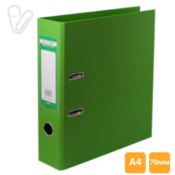 Папка-реєстратор А4 двост. 7 см, світло-зелений ELITE