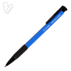 Ручка шариковая автом. Eсonomix Mercury синяя 0.5мм