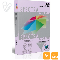 Папір кольор. А4 80г/м2 паст. лілов. Spectra Color Lavender 185 500арк. - Фото 2