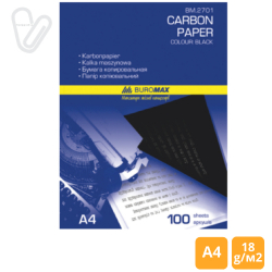 Папір копіювальний чорний А4 100 арк. BM.2701 - Фото 2