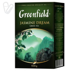 Чай Грінфілд зелений з аром. жасміну Jasmin Dream 100г